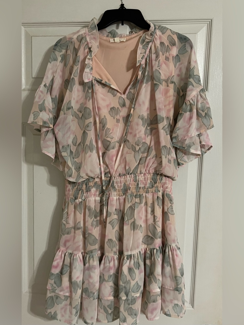 Entro Floral Ruffle Dress